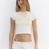 T-Shirt mit Blumenprint