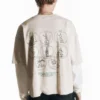 T-Shirt mit Grafik auf beiden Ärmeln