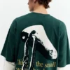 T-Shirt mit Grafik auf beiden Ärmeln