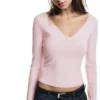 T-Shirt mit Spitzenbesatz am Ausschnitt T-Shirt mit Spitzenbesatz am Ausschnitt