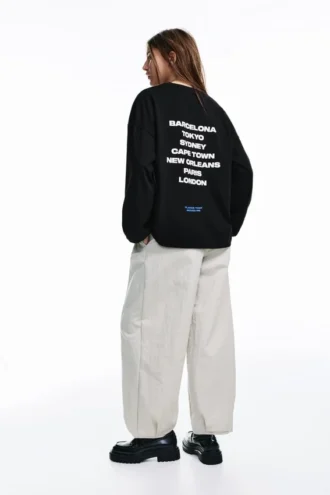 T-Shirt mit Stadt-Grafikdruck