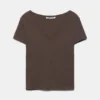 T-Shirt mit V-Ausschnitt
