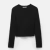 Tailliertes Langarm-T-Shirt Tailliertes Langarm-T-Shirt
