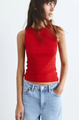 Tanktop mit Rundhalsausschnitt