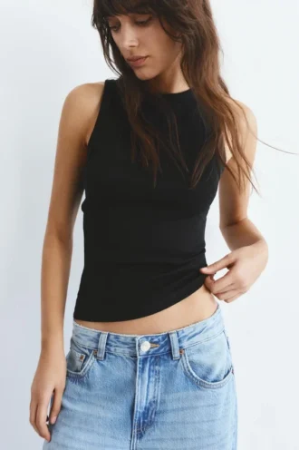 Tanktop mit Rundhalsausschnitt