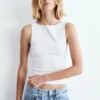 Tanktop mit U-Boot-Ausschnitt Tanktop mit U-Boot-Ausschnitt