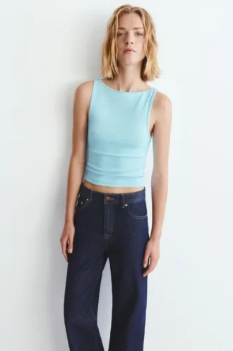 Tanktop mit U-Boot-Ausschnitt
