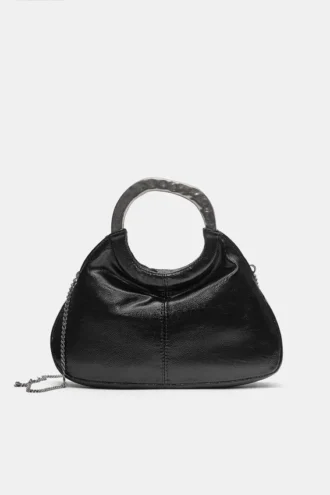 Tasche mit Metallgriff