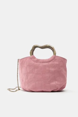 Tasche mit Metallgriff
