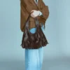 Tote-Tasche mit Fransen Tote-Tasche mit Fransen