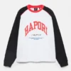 Varsity-Sweatshirt mit Rundhalsausschnitt Varsity-Sweatshirt mit Rundhalsausschnitt