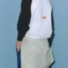 Varsity-Sweatshirt mit Rundhalsausschnitt Varsity-Sweatshirt mit Rundhalsausschnitt
