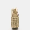 Verzierte Raffia-Korb-Tasche Verzierte Raffia-Korb-Tasche