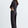 Weiche Hose mit weitem Bein