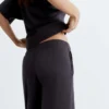Weiche Hose mit weitem Bein