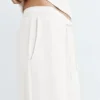 Weiche Hose mit weitem Bein