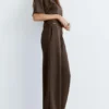 Weiche Hose mit weitem Bein