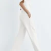 Weiche Hose mit weitem Bein