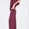 Weiche Hose mit weitem Bein