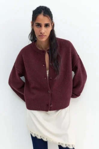 Weiche Strickjacke
