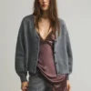 Weiche Strickjacke