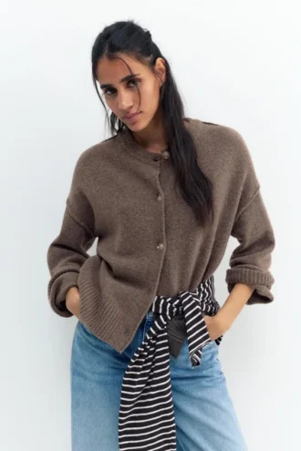 Weiche Strickjacke