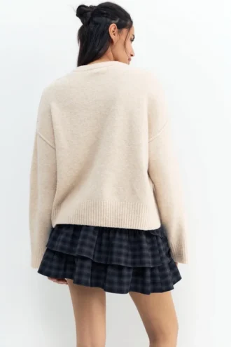 Weiche Strickjacke