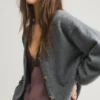 Weiche Strickjacke
