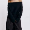 Weicher Strickpullover im Bardot-Stil Weicher Strickpullover im Bardot-Stil
