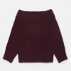 Weicher Strickpullover im Bardot-Stil Weicher Strickpullover im Bardot-Stil