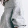Weicher Strickpullover im Bardot-Stil Weicher Strickpullover im Bardot-Stil