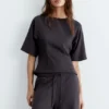 Weiches Kurzarm-Sweatshirt
