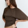 Weiches Kurzarm-Sweatshirt