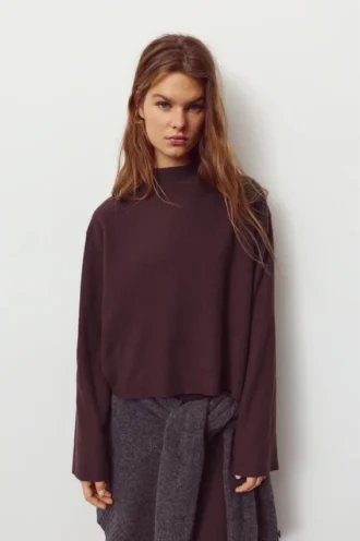 Weiches Strick-T-Shirt