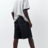 Weite Bermudas aus Denim in Relaxed-Fit Weite Bermudas aus Denim in Relaxed-Fit