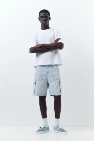 Weite Cargo-Bermuda-Shorts Weite Cargo-Bermuda-Shorts