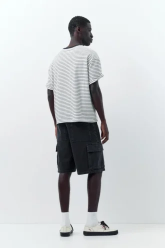 Weite Cargo-Bermuda-Shorts
