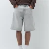 Weite Denim-Bermudas-Shorts Weite Denim-Bermudas-Shorts