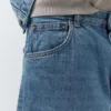 Weite Denim-Bermudas-Shorts Weite Denim-Bermudas-Shorts