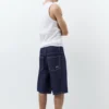Weite Denim-Bermudas-Shorts Weite Denim-Bermudas-Shorts