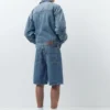 Weite Denim-Bermudas-Shorts Weite Denim-Bermudas-Shorts