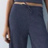 Weite Hose aus Krepp