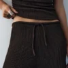 Weite Hose aus Krepp