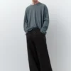 Weite Jeans mit Laserdruck