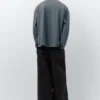 Weite Jeans mit Laserdruck