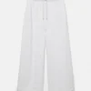 Weite Trainingshose mit verstellbarem Saum Weite Trainingshose mit verstellbarem Saum