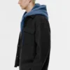 Woll-Overshirt mit Taschen