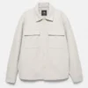 Woll-Overshirt mit Taschen