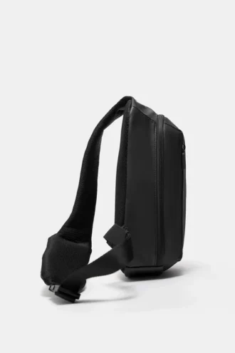 XL-Gürteltasche aus gummiertem Stoff