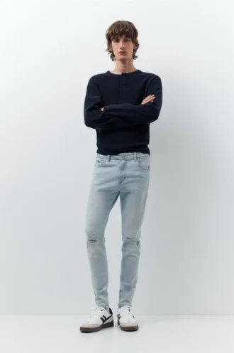 Zerrissene Skinny-Jeans